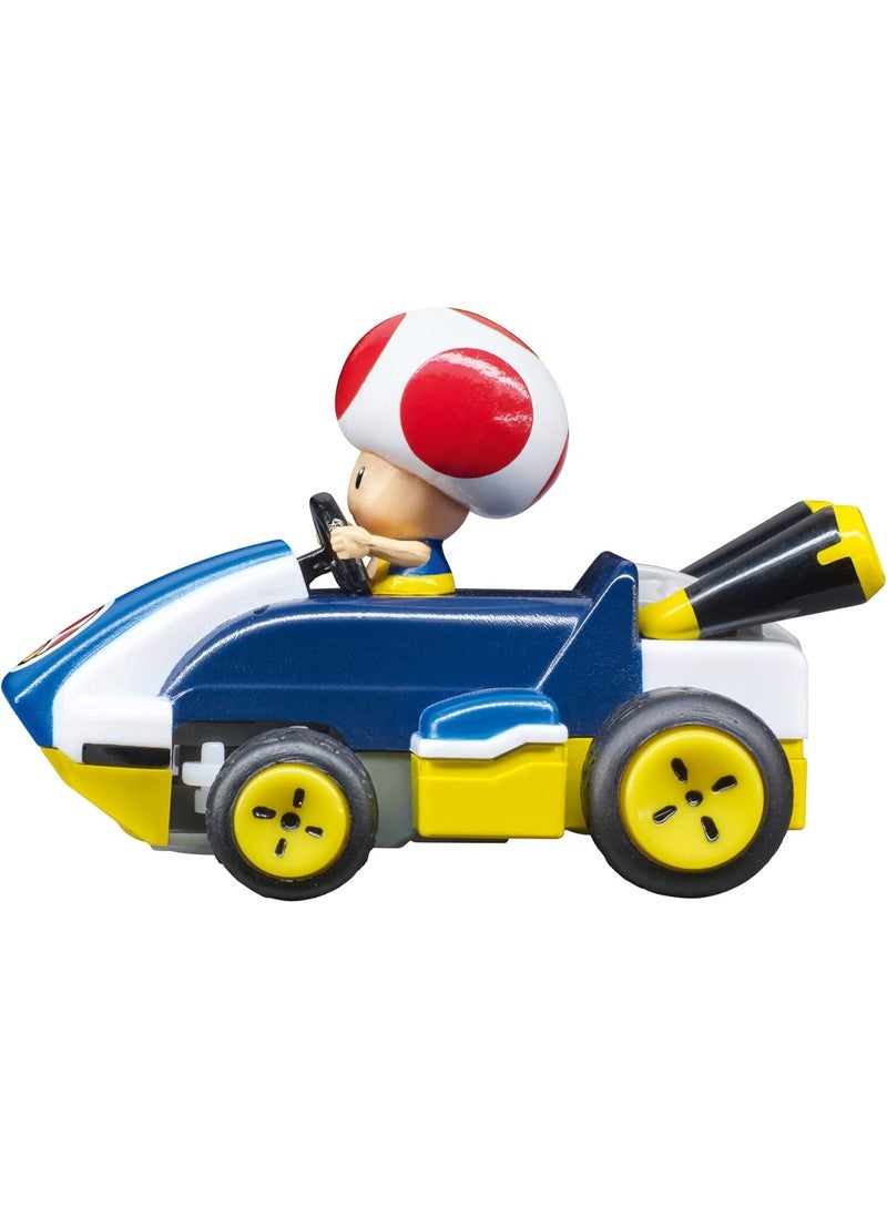 Carrera RC Mario Kart Mini RC Toad, For Children and Adults, Boys & Girls, Unique Original Licence, Instant Driving Fun with Ready to Run, Blue - Image 4